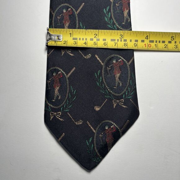 Brooks Brothers Golfer %100 Silk Makers & Merchants Navy Men's Neck Tie VTG - Picture 5 of 5